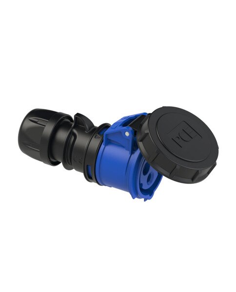 PCE-22392-6v CEE-connector 30A 2P3W 6h IP67 UL | SHOWTECHNIX