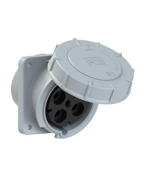 PCE-444-1fe CEE Flanged Socket 125A 4p IP67 | SHOWTECHNIX