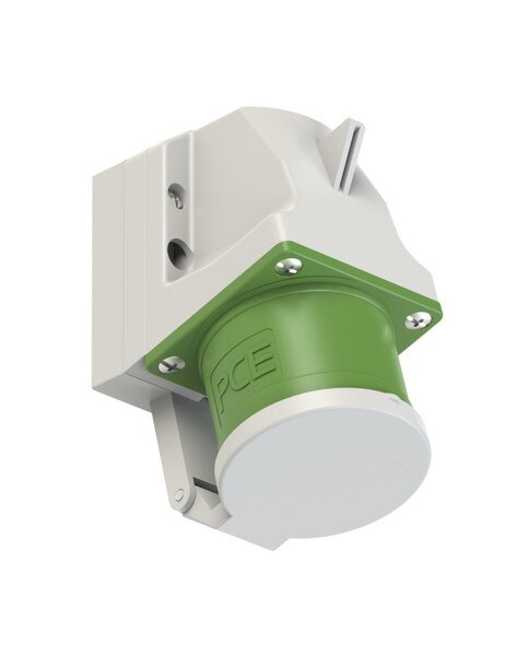 PCE-525-2d CEE Wall Plug 32A 5p 2h IP44 w/ lid | SHOWTECHNIX