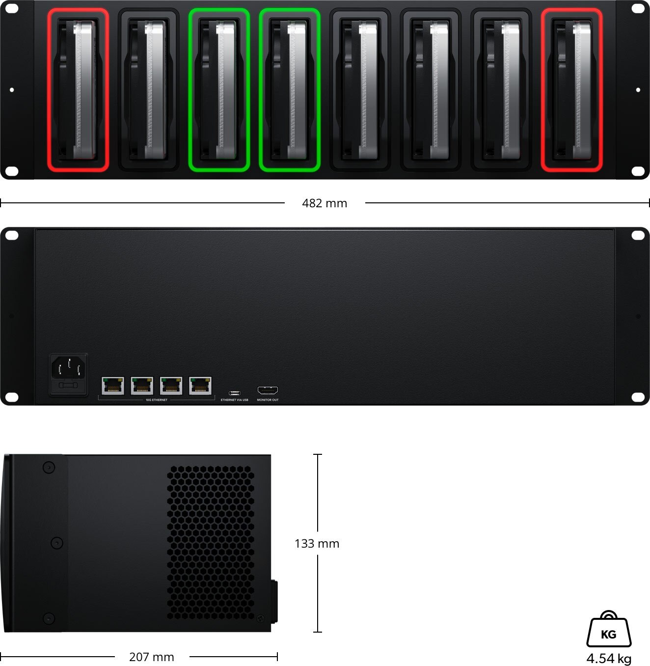 Blackmagic Design Cloud Backup 8 - 8-Bay 10G Ethernet | SHOWTECHNIX