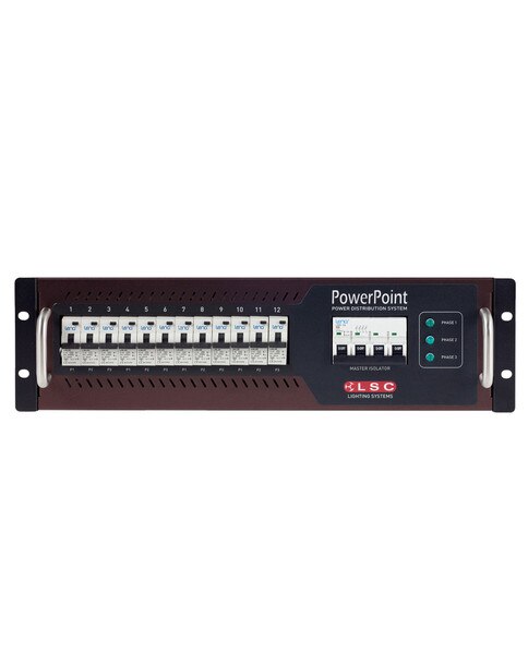 LSC PowerPoint 3-Phase Power Distro Rack RCBO | SHOWTECHNIX