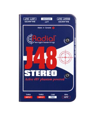 Radial J48 Stereo - Premium Stereo Active DI