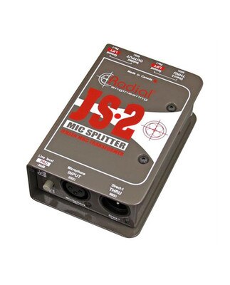 JS2 - Passive 2-Way Microphone Splitter