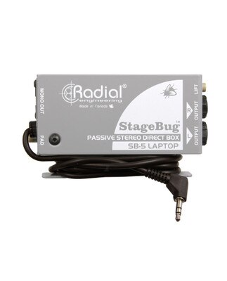 Radial StageBug SB-5 - Compact Stereo Laptop DI