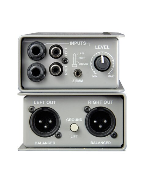 Stereo Direct Boxes Radial Trim-Two Passive Stereo DI Box | SHOWTECHNIX