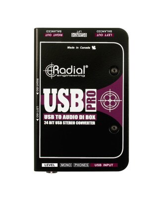 Radial USB-Pro - Stereo USB DI