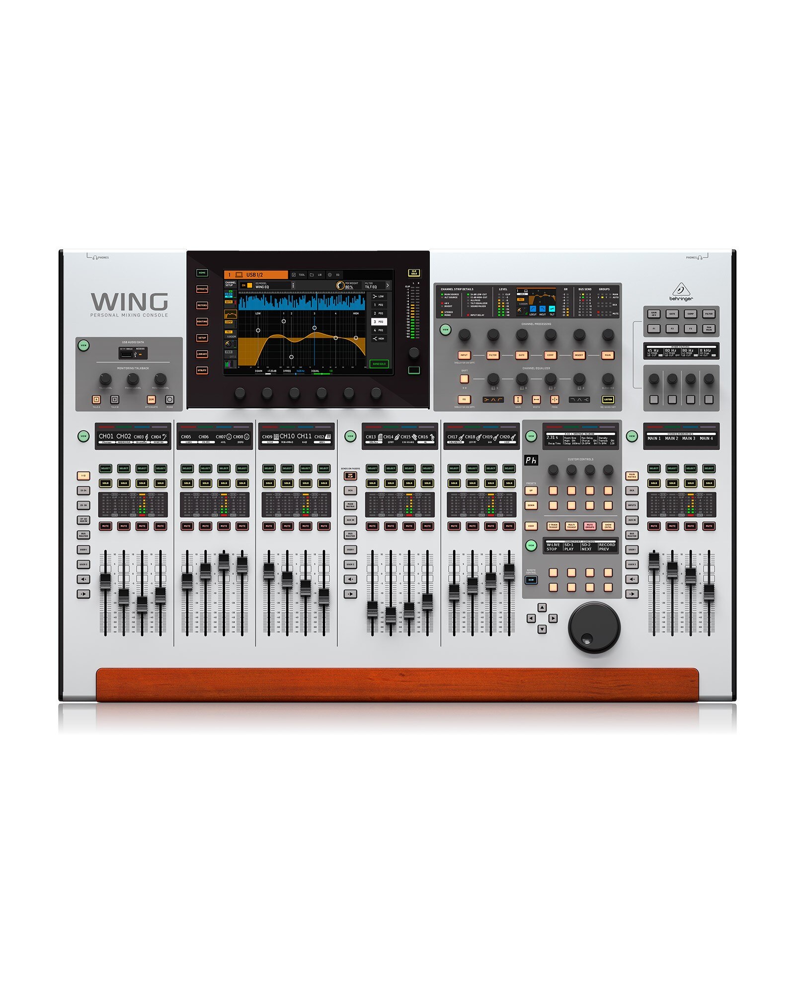 【美品】BEHRINGER WING デジタルミキサー Behringer WING 48-Channel Digital Mixer With 24-Fader