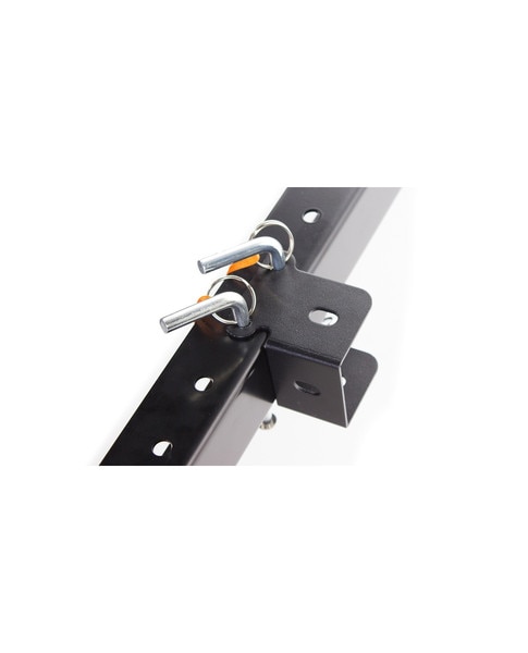 Locking Pin Power Rack Tool-free locking pin with rope & spring for meat racks | SHOWTECHNIX